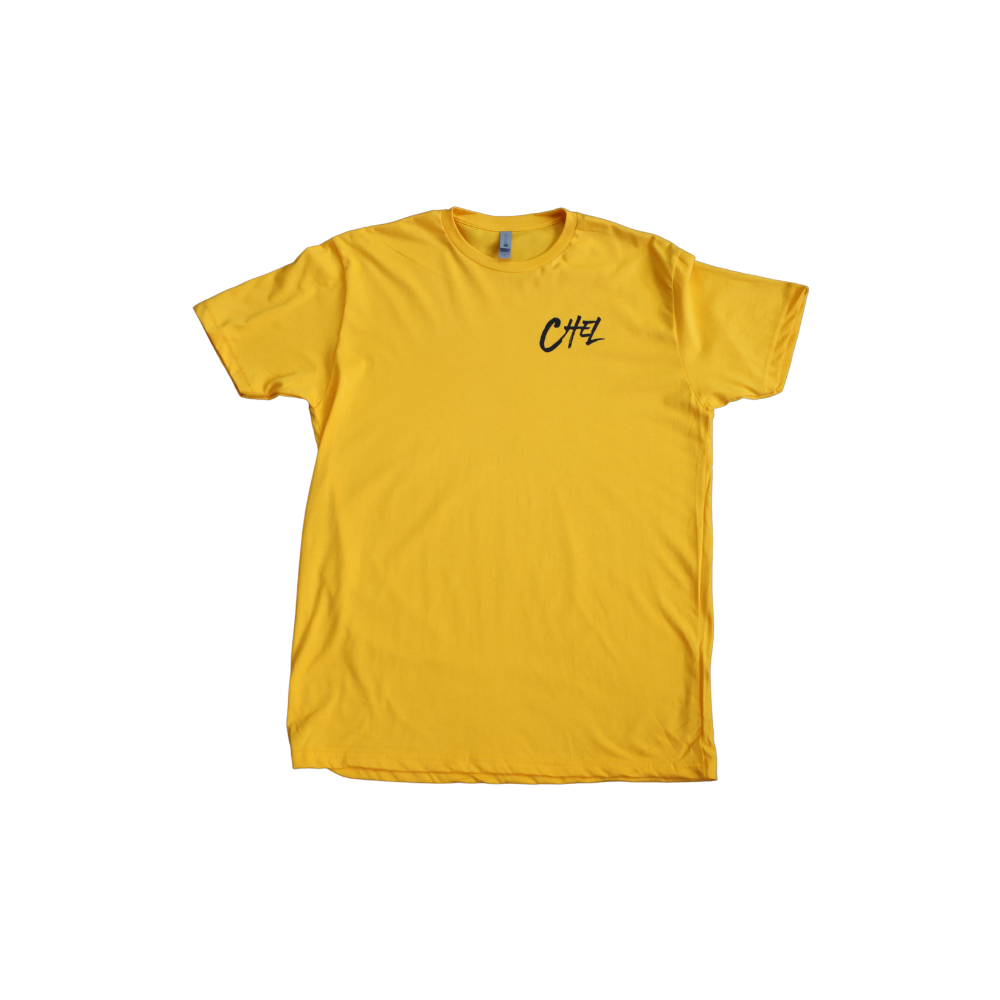"Glitch Goal Glory" Tee - Gold
