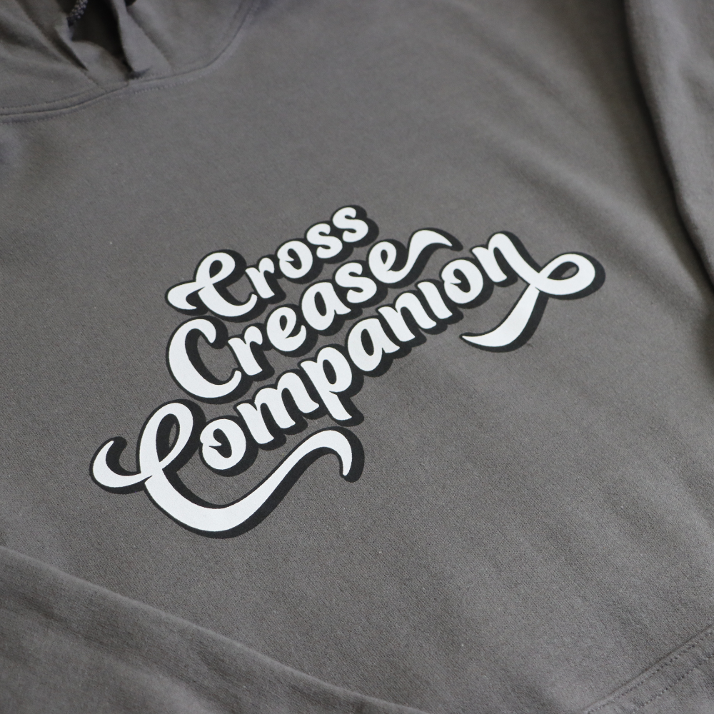 "Cross Crease Companion" Hoodie - Oxford