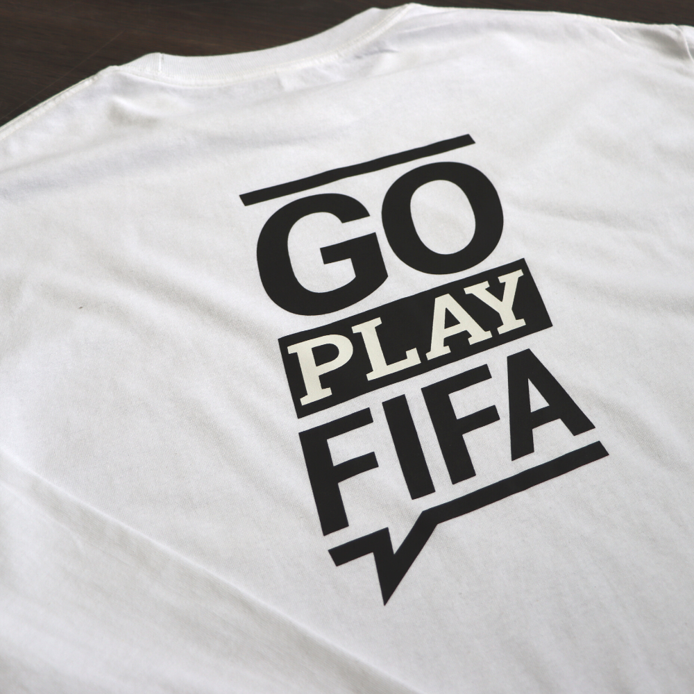 "Go Play FIFA" Long-Sleeve Tee - White